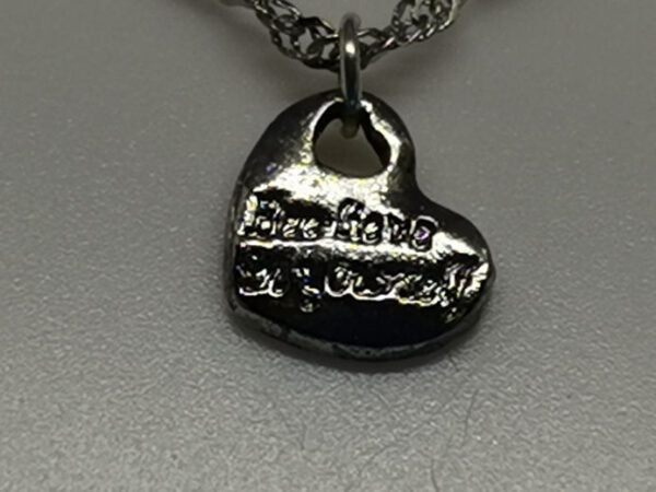 Adjustable Sterling Silver Water Wave Anklet with Silver Coloured Heart Pendant Saying “Believe in Yourself” - Image 4